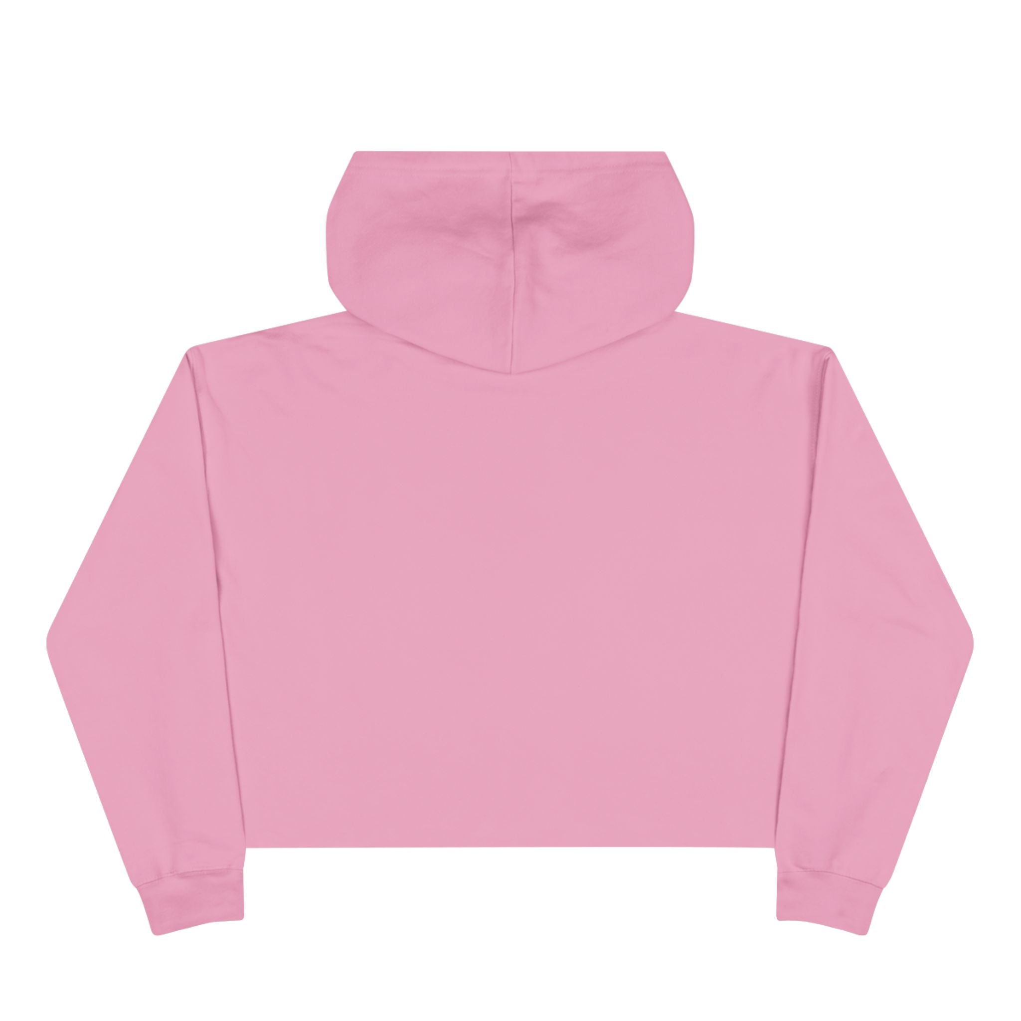Cropped White Hoodie – Minimal CV Logo Crop Hoodie