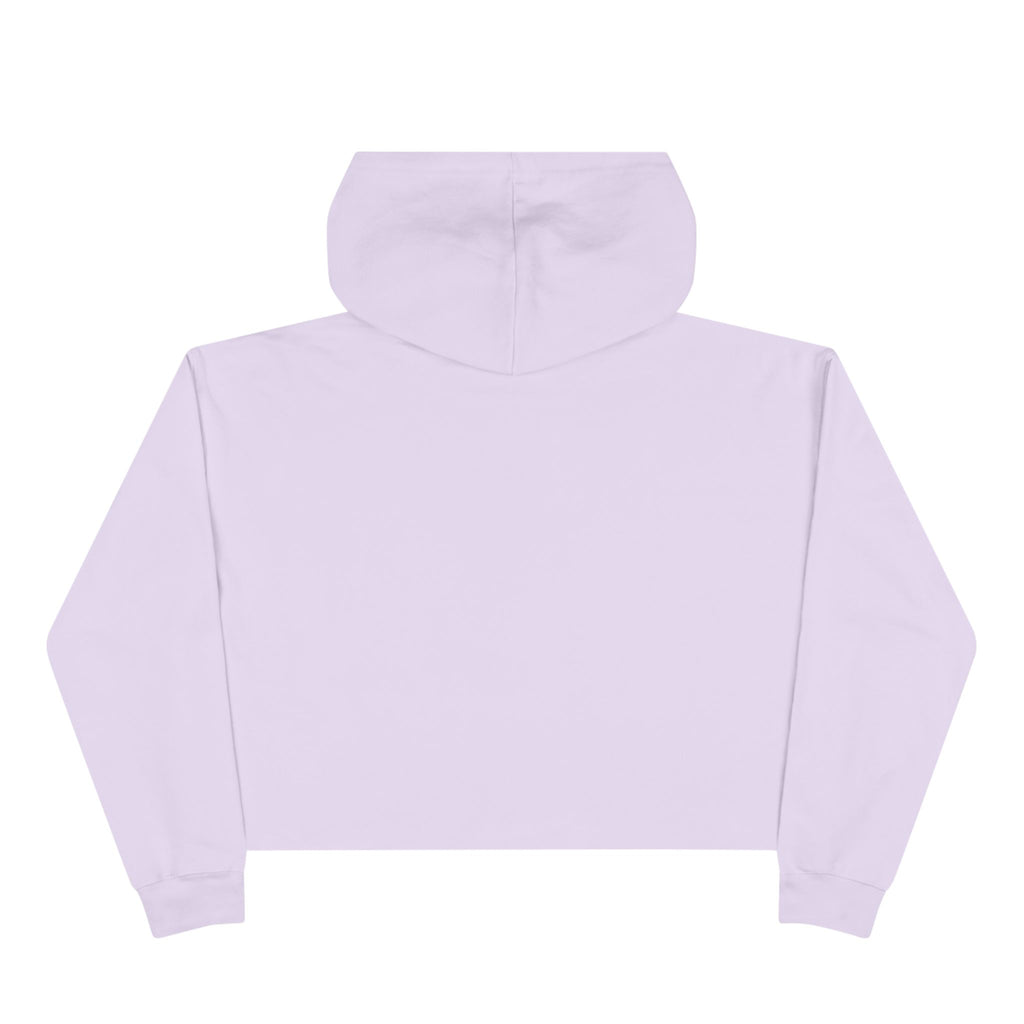 Cropped White Hoodie – Minimal CV Logo Crop Hoodie