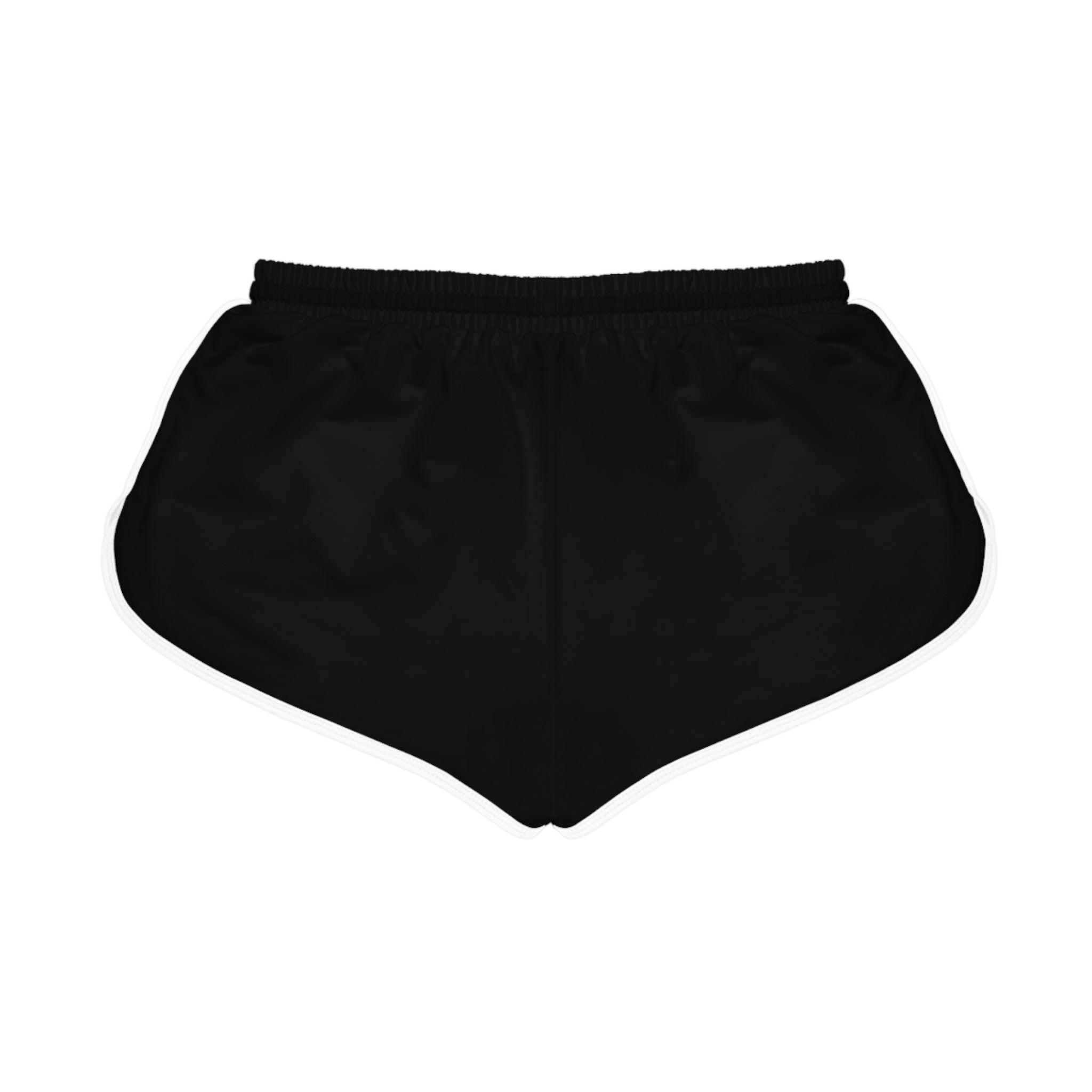 Women's Relaxed Shorts — Black Athletic Lounge Shorts with Green GV Logo